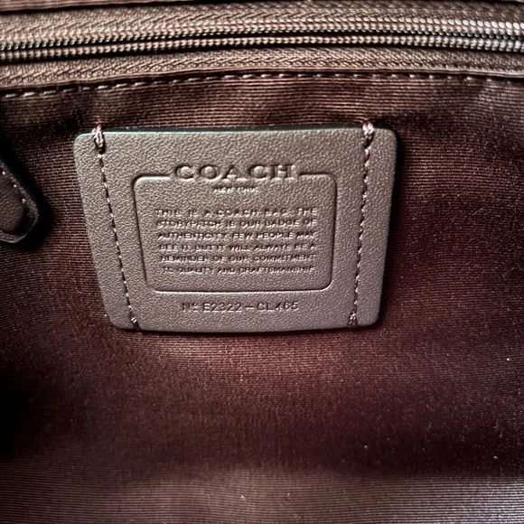 NWT💃Coach Rowan Satchel In Signature Canvas With Rose Print - Picture 11 of 12